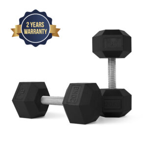 Hex Dumbbells - Symactive Pvc 20 Kg for Home Workout